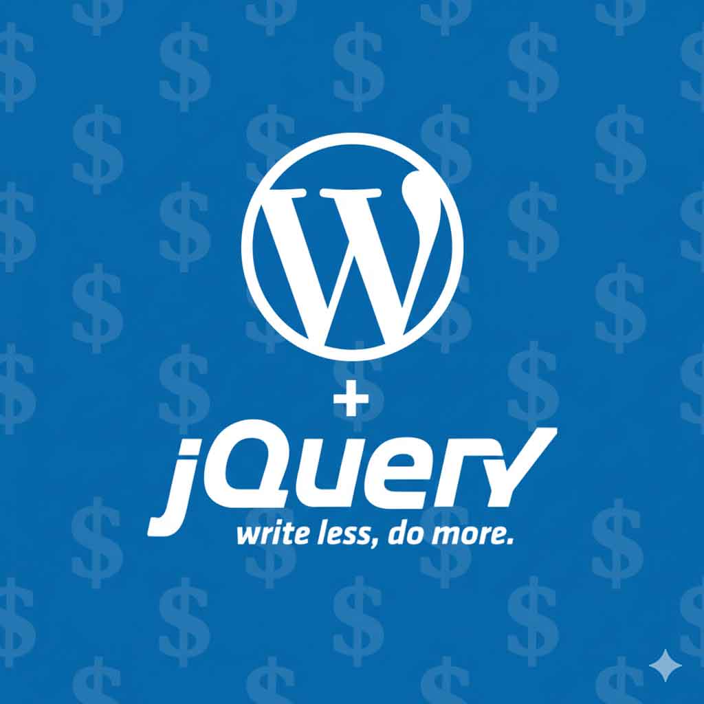 워드프레스에서 jQuery $ 표시 사용하는 법