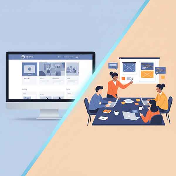 워드프레스 포트폴리오 템플릿, 외주 제작이랑 뭐가 다를까?